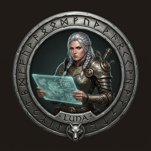 Luna — light realm portrait